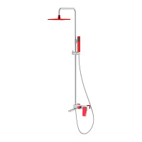 Душевая стойка Boheme Q 148-WR.2 белый/красный