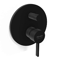 Смеситель Remer Metrica MC09HNO для душа, черный матовый