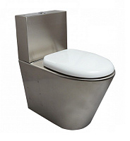 Унитаз-компакт Nofer 13016.S нержавеющая сталь шлифованная