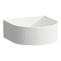 Раковина Laufen Sonar 8.1234.1.000.112.1 34 c наружным декором, белый