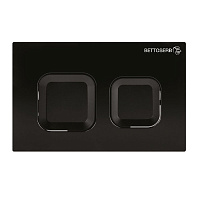 Кнопка смыва Bettoserb Smart 40006471 черный матовый
