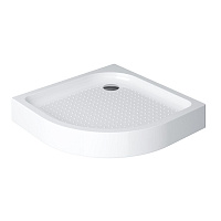 Поддон для душа акриловый BelBagno TRAY-BB-R-80-550-15-W 80x80 четверть круга, белый