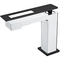 Смеситель Boheme Q 141-CRB для раковины, хром/черный