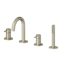 Смеситель Newform X-Steel 316 69682XC.59.098 для ванны, brushed pale gold