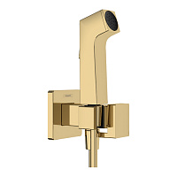 Гигиенический душ со смесителем Hansgrohe Bidette S 1 jet EcoSmart+ 29233990 шлифованное золото