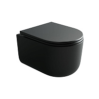 Унитаз подвесной Ceramicanova Ulma CN4006TMB черный матовый