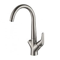 Смеситель Zorg Steel Hammer SH 815 SATIN для кухонной мойки, сатин