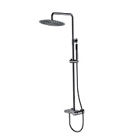 Душевая стойка Boheme Stick 128-SGM.4 оружейная сталь глянцевая