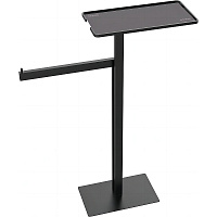 Стойка Boheme 10952-B напольная, с полкой и полотенцедержателем, черный