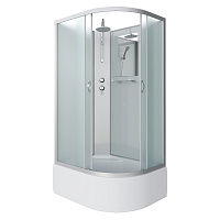 Душевая кабина Niagara Classic NG-2310-14LBKT 120x80x210 стекло матовое/профиль серебро