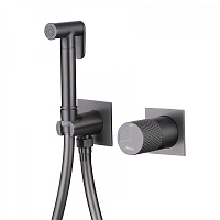 Гигиенический душ со смесителем ABBER Wasserfall AF8725NG никель