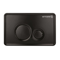 Кнопка смыва Bettoserb Twin 40006459 черный матовый