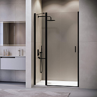 Душевая дверь RGW Leipzig LE-004B 351200413-14 130x195 прозрачное/черный