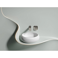 Раковина накладная Ceramicanova Element CN6050 36x36x12 белый