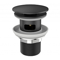 Донный клапан BelBagno BB-SAT-NERO черный матовый