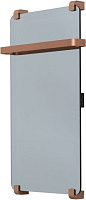 Полотенцесушитель электрический Allen Brau Infinity 80x44 с рейлингом и креплением, медь браш