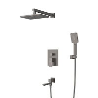 Душевой комплект Cezares Slider SLIDER-VDSET-GM оружейная сталь