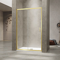 Душевая дверь RGW Passage PA-114-Gb 030811416-16 160x195 прозрачное/золото брашированное