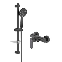 Душевой комплект Aquatek Оберон AQ1232MB черный матовый