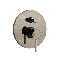 Смеситель Gessi Emporio Via Tortona 18779.149 для ванны с душем, Finox Brushed Nickel