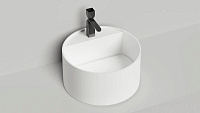Раковина накладная Salini Armonia Round Top 02 130422TM S-Stone 45x45 белый матовый