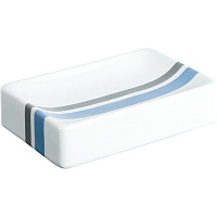 Мыльница Fixsen Dony FX-232-4 белый/голубой/серый