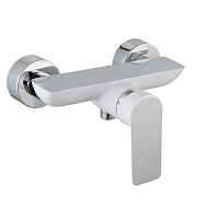 Смеситель Aquanet Arctic AF520-30СW для душа, хром/белый