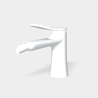 Смеситель Fima Carlo Frattini Flo F3802BS для биде, Matt White