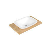 Раковина Serel Hera HR33DXS110H 46х60 белый