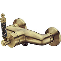 Смеситель Boheme Vogue 204-MR-B  для душа, бронза/черный Murano