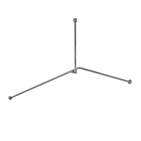 Карниз WasserKRAFT Dinkel SC-469018 для ванны хром