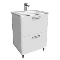 Тумба с раковиной IDDIS Brick BRI60WFi95K белый