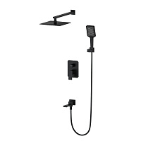 Душевая система Wonzon & Woghand Diamond WW-88939011-MB черный матовый