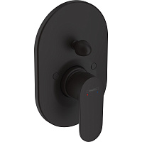 Смеситель Hansgrohe Vernis Shape 71449670 для ванны с душем, черный матовый