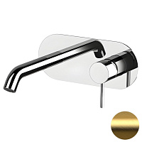 Смеситель Remer X Style X15LWBBG для раковины, золото брашированное