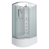 Душевая кабина Niagara Classic NG-2310-14RBKTG 120x80x210 стекло матовое/профиль серебро