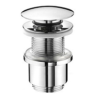 Донный клапан Globo T-Edge FI024CR без перелива, хром