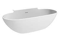 Ванна из искусственного камня Timo Lumi LUMI1770 177x89,5 Solid surface, белый матовый