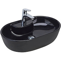 Раковина на столешницу beWash Bogen 88611106 60x39,5x13,5 черный глянцевый