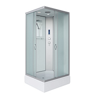 Душевая кабина Niagara Classic NG-33974-14QP 90x70x215 стекло матовое/профиль серебро