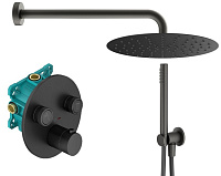 Душевой комплект Plumberia Selection PS Box KITPSB02NOKING для ванны, c термостатическим смесителем,