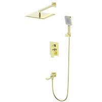 Душевая система Wonzon & Woghand Cube WW-88939016-BG брашированное золото