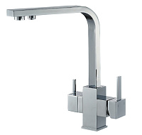 Смеситель Zorg Steel Hammer SH 905 CR для кухонной мойки, хром