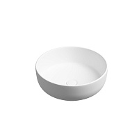 Раковина накладная Ceramicanova Taycan CN12003MW 37.5x37.5x14 белый матовый