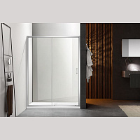 Душевая дверь Aquatek AQ ARI RA 10020CH прозрачное стекло, хром