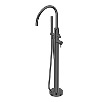 Смеситель Ritmonio Diametro35 S PR52DB202BLX для ванны с душем, Brushed Black Chrome