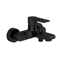 Смеситель Cersanit Brasko Black 63108 для ванны с душем, черный