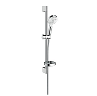 Душевой гарнитур Hansgrohe Crometta 26553400 с мыльницей, белый/хром