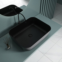 Раковина Esbano Astanes-N ESRNASTANMB 50x40 черный матовый