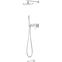 Душевой комплект Boheme Spectre 454-2-MW для ванны с душем, белый матовый